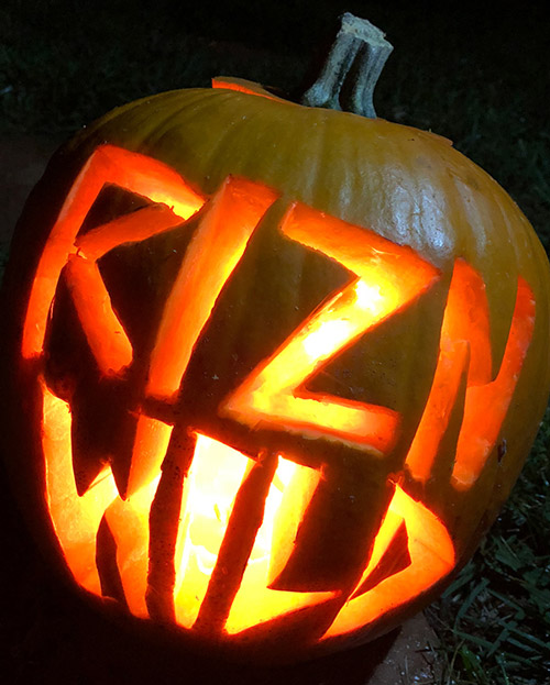 RIZNWILD carved pumpkin