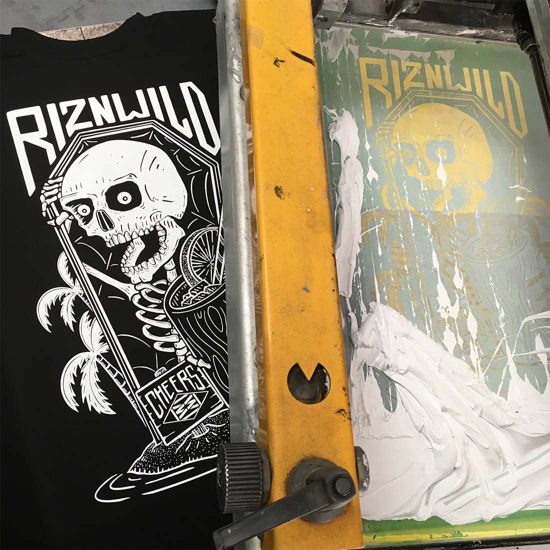 RIZNWILD skeleton cove men's t-shirt